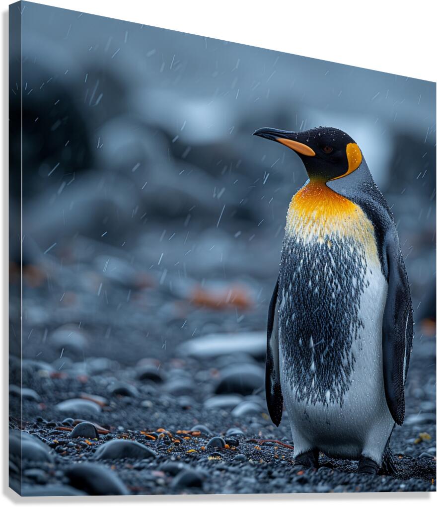 Penguin Haven Canvas Print
