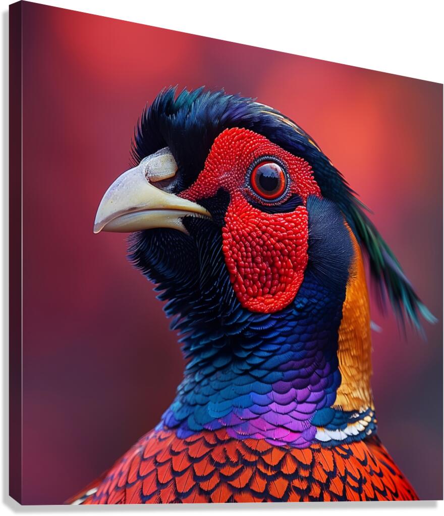 Vibrant Pheasant Bird Canvas Print