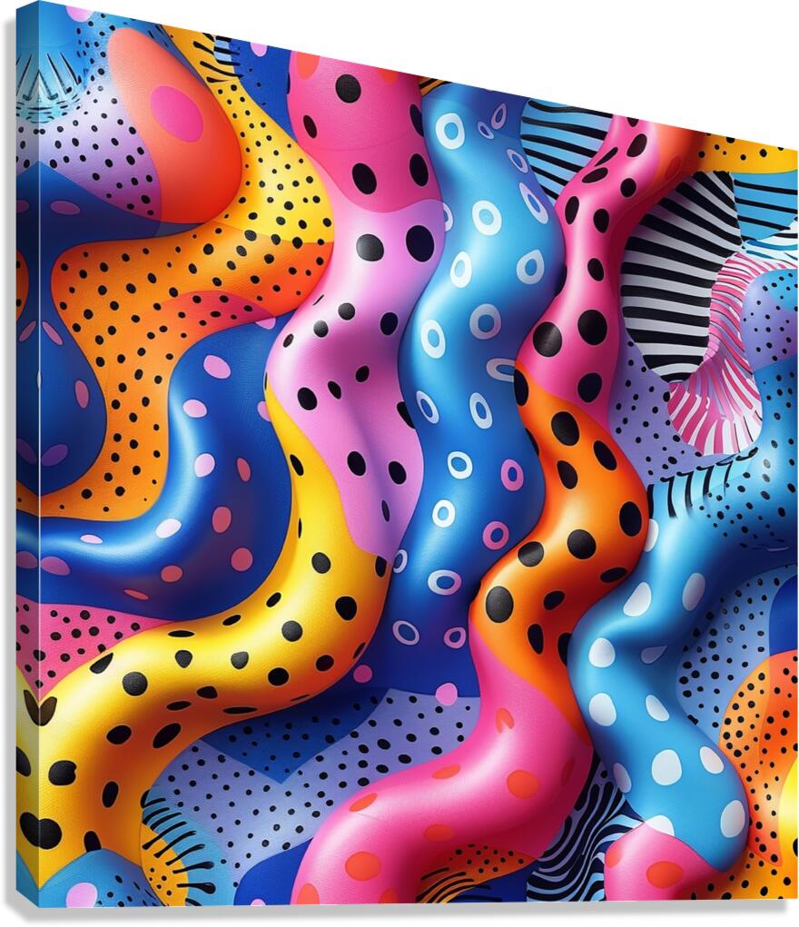 Abstract Rhythm Canvas Print