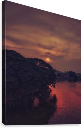Dazzling Dusk Canvas Print