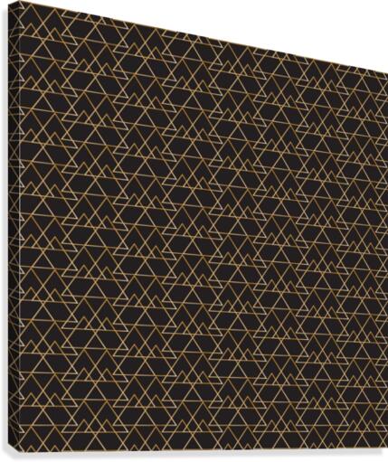 Black  Elegant Pattern Canvas Print