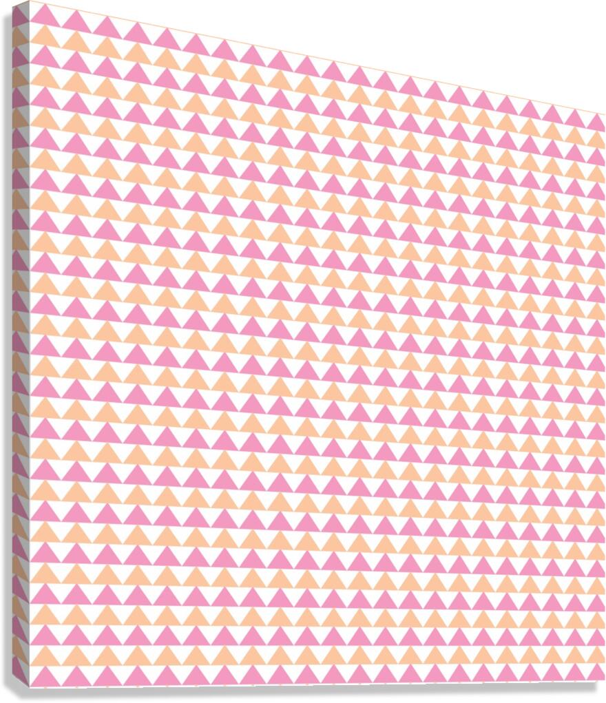 Triangle Pattern Canvas Print