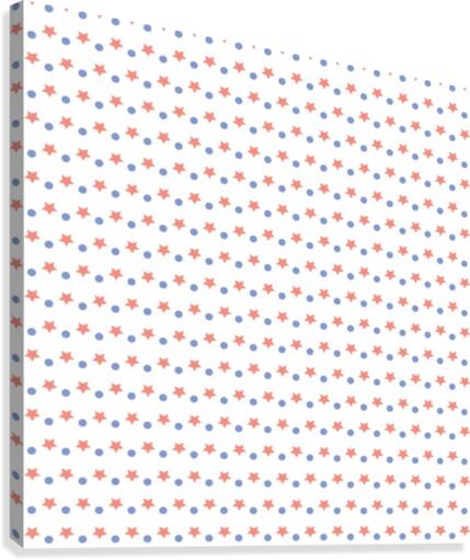 Confetti Pattern Canvas Print