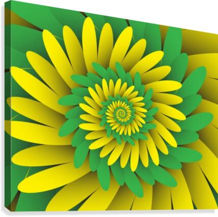 Digital Forest Canvas Print