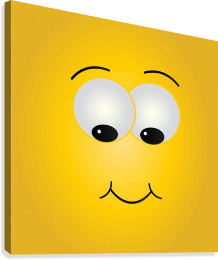 Smiling Puffy  Canvas Print