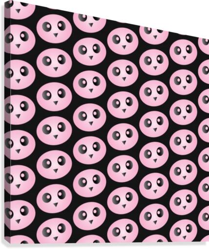 SWEET PUFFY PATTERN  Canvas Print