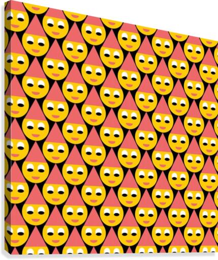 CUTE BUDDY PATTERN Canvas Print
