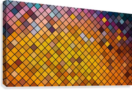 Mosaic Pattern Canvas Print