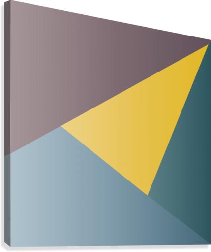 Triangle Abstract Canvas Print
