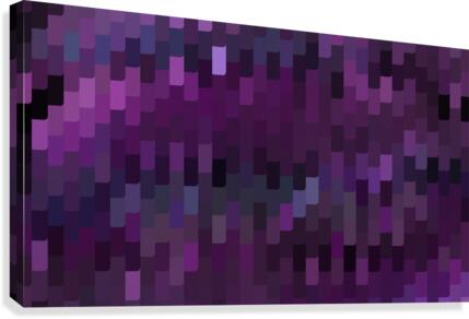 Blue Mosaic Pattern Canvas Print