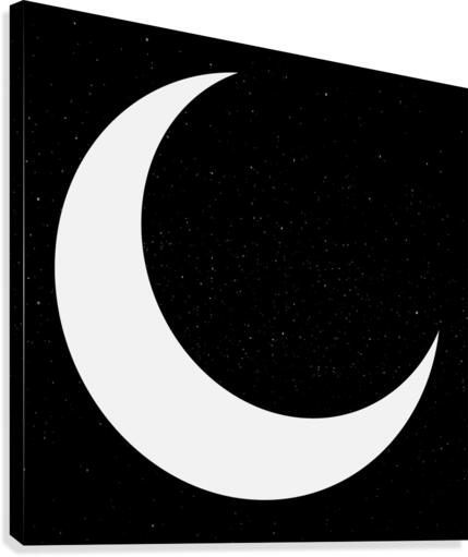 Crescent Moon  Canvas Print