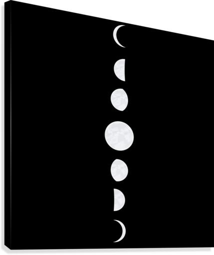 Moon Cycle Phase  Canvas Print