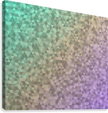 Glitter Orange Modern Pattern Canvas Print