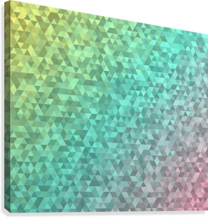 Diamond Glitter Pattern Canvas Print