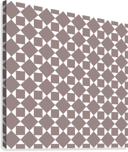 Light Brown Geometric Pattern Canvas Print