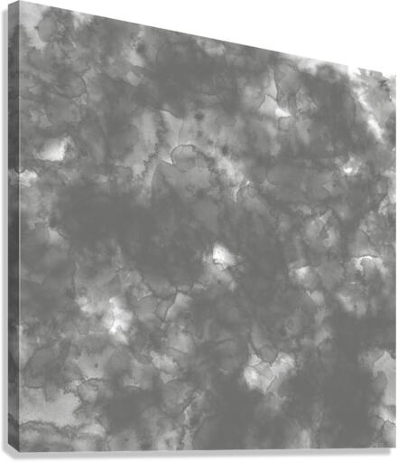 Charcoal Gray Canvas Print