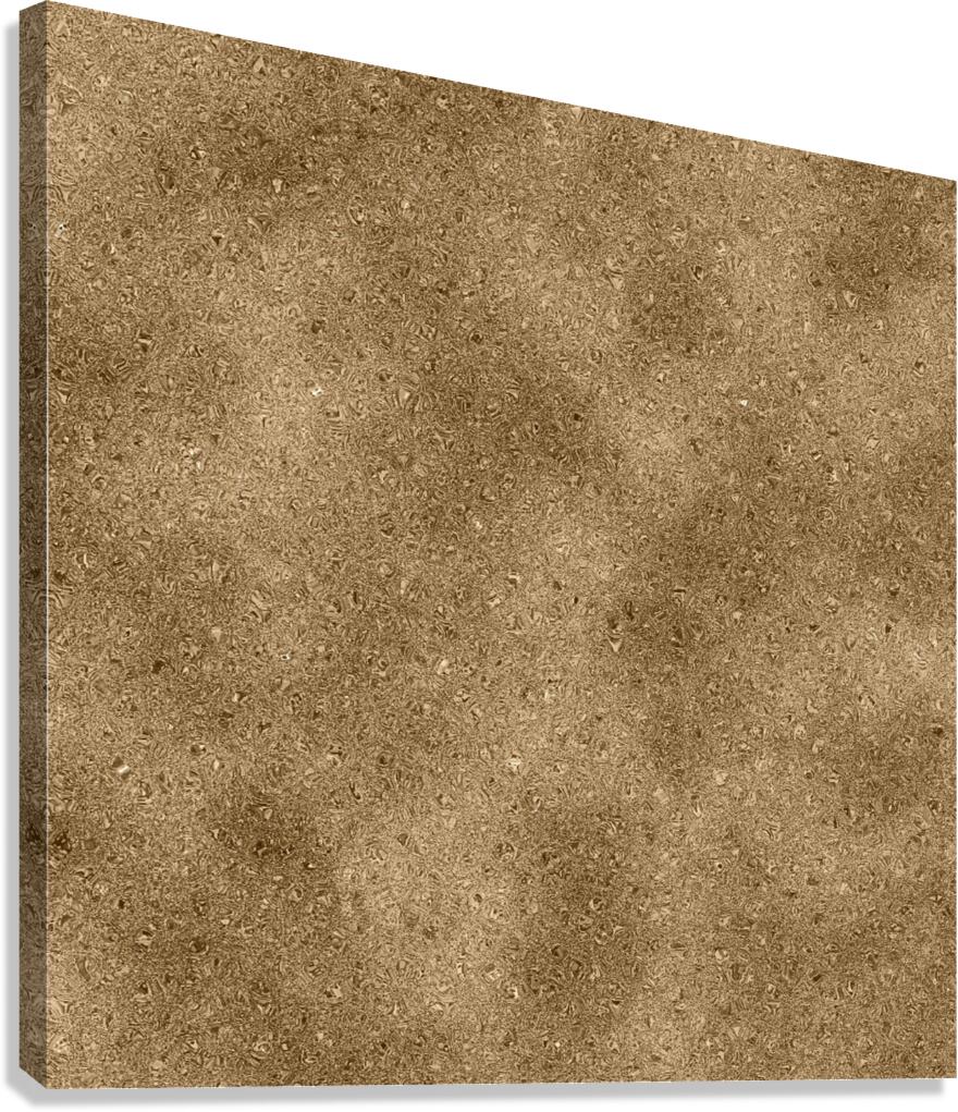 Tan Glitter Canvas Print