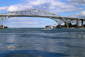 Huron Lady II and Blue Water Bridge