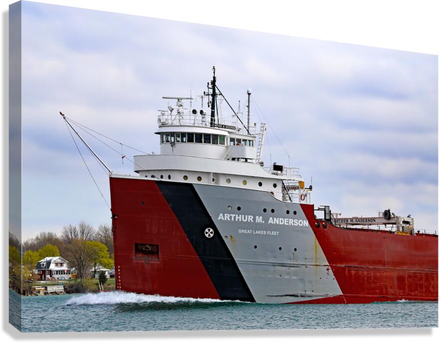 Arthur M Anderson Detail 3 042121 Canvas Print