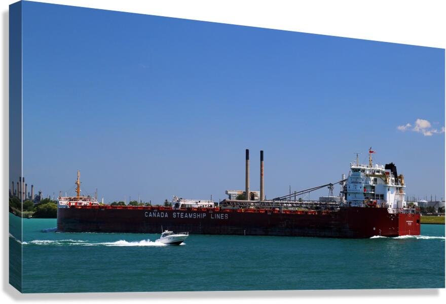 Whitefish Bay and Pleasure Craft Canvas Print