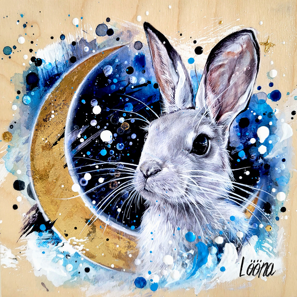 Tsuki bunny by LoonaPainting