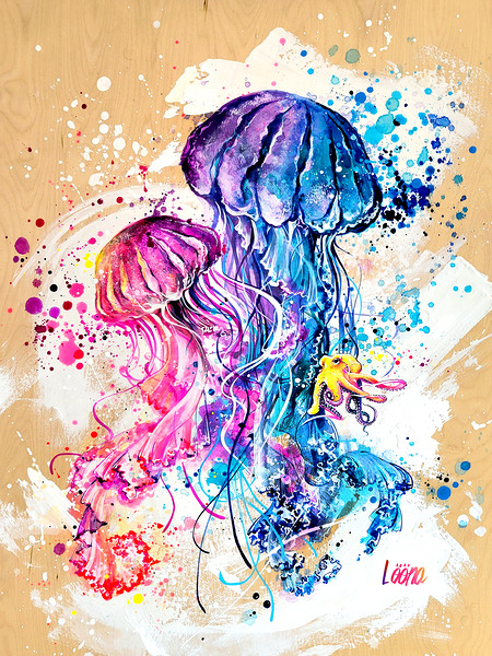 Luna et Medusa by LoonaPainting