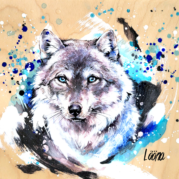 Canis Lupus by LoonaPainting