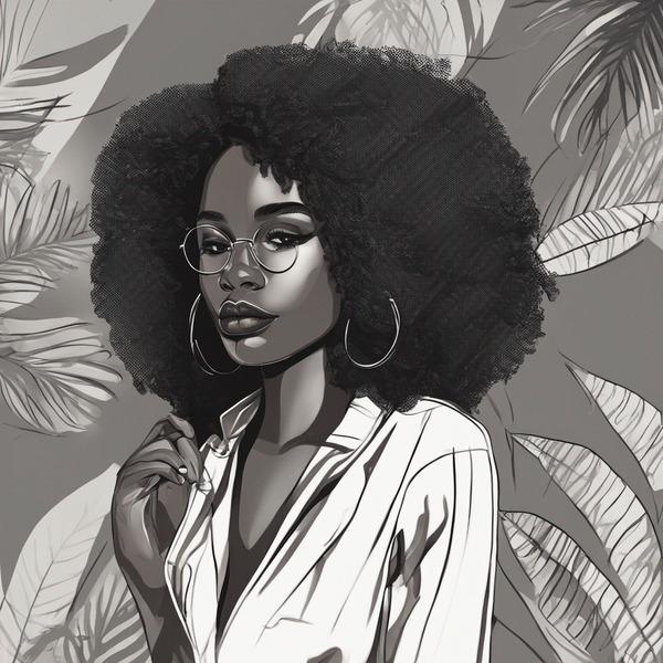 Gorgeous lady Print