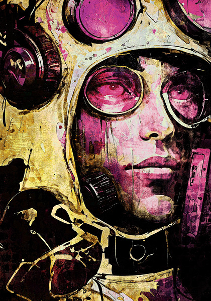 technicolor punks level 2 Print