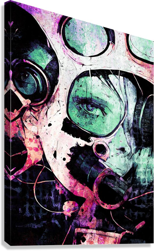 technicolor punks level 3 Canvas Print