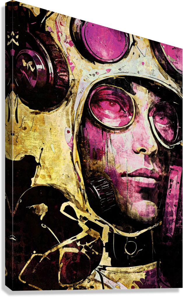 technicolor punks level 2 Canvas Print