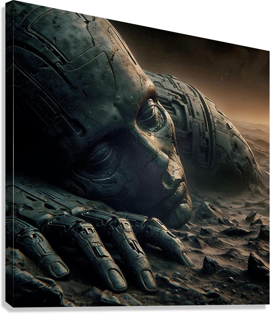 Fallen Mars vol 2 Canvas Print