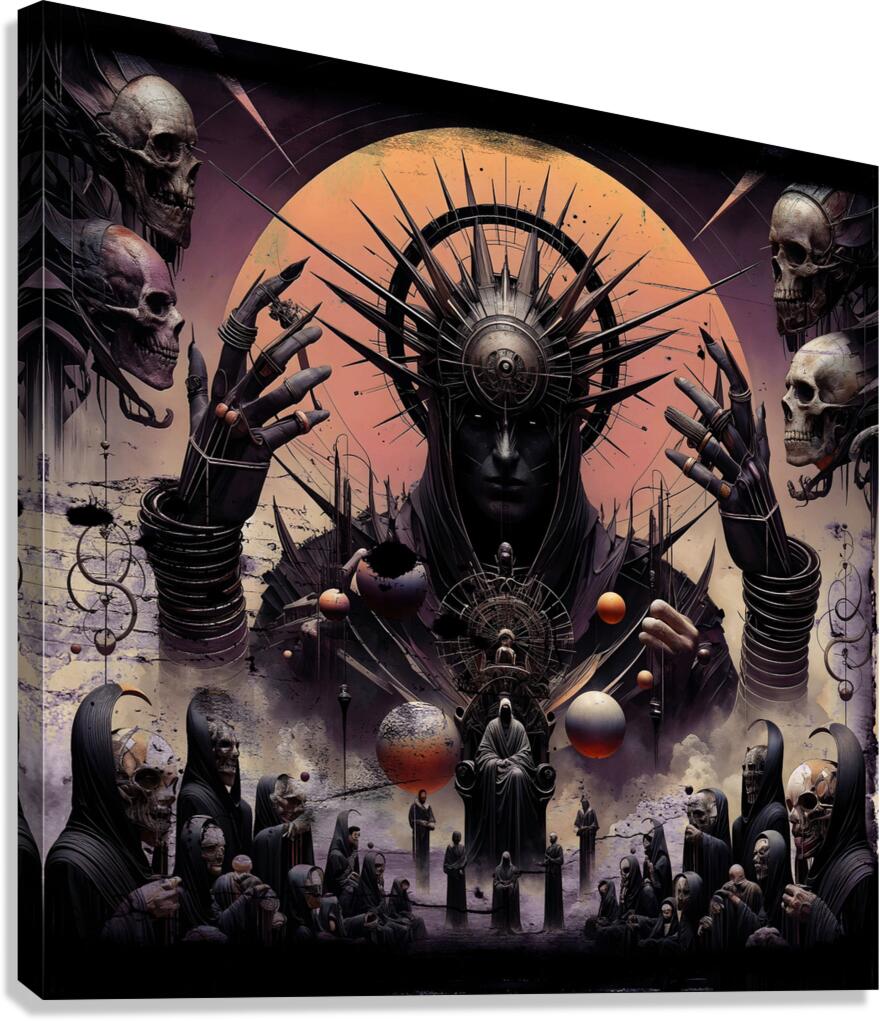 in the court of the dark web vol 9 Canvas Print