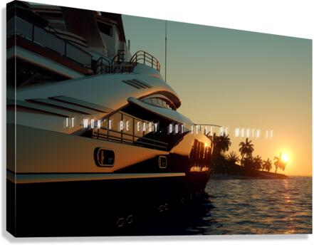 WORTH IT Canvas Print