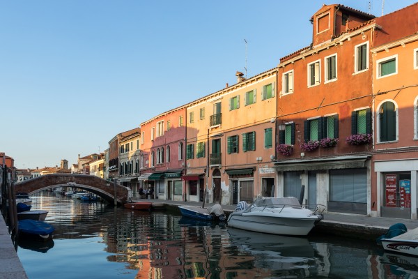 Vibrant Murano Island - Silken Afternoon On The Glassmakers Canal Rio Dei Vetrai by GeorgiaM