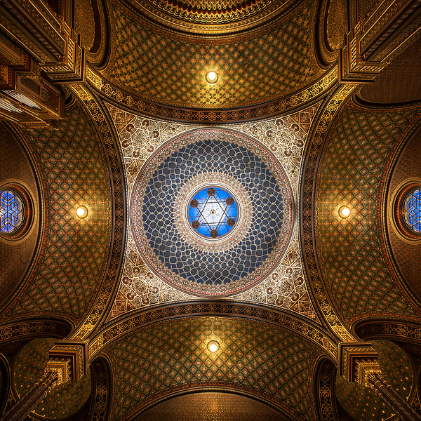 Spanish Synagogue Prague  by Judaic Gallery