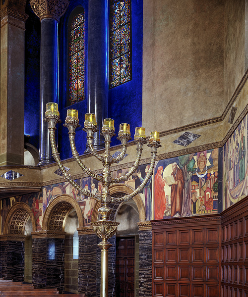 Wilshire Blvd Temple Los Angeles by Judaic Gallery