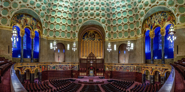 Wilshire Blvrd Temple Los Angeles  by Judaic Gallery