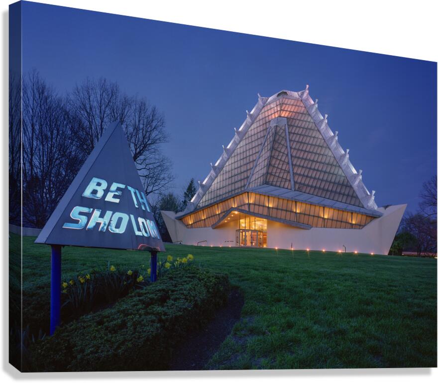Beth Sholom Synagogue in Elkins Park PA Canvas Print