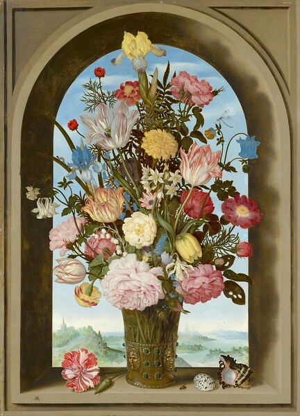 Vase of Flowers Netherland Print