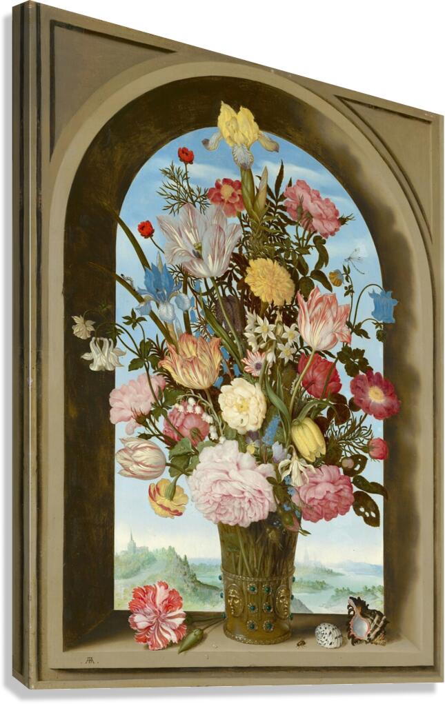 Vase of Flowers Netherland Canvas Print