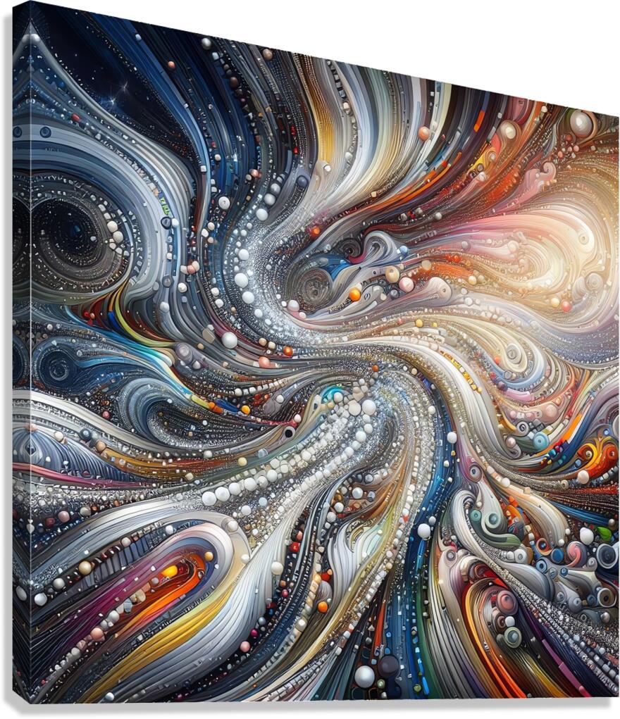   Space vortex Canvas Print