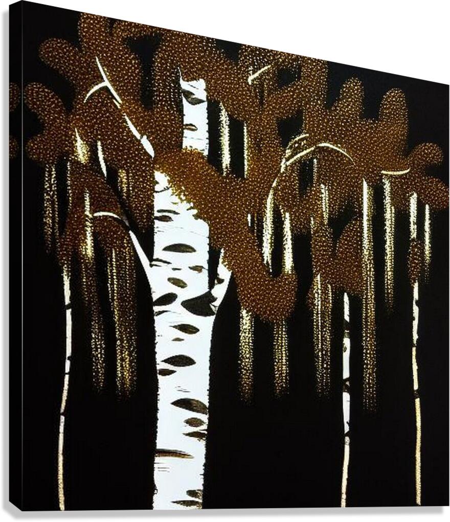  Weeping birch  Canvas Print