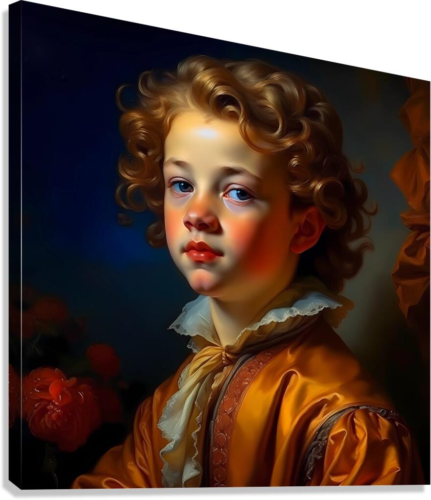   Smart boy Canvas Print