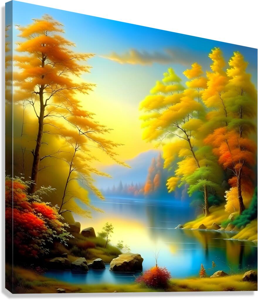 Dawn reflection Canvas Print