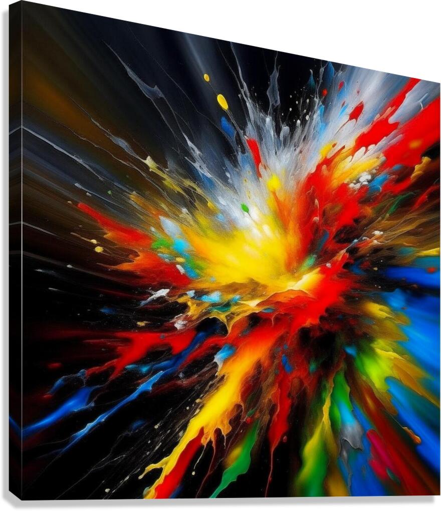   Explosion Canvas Print