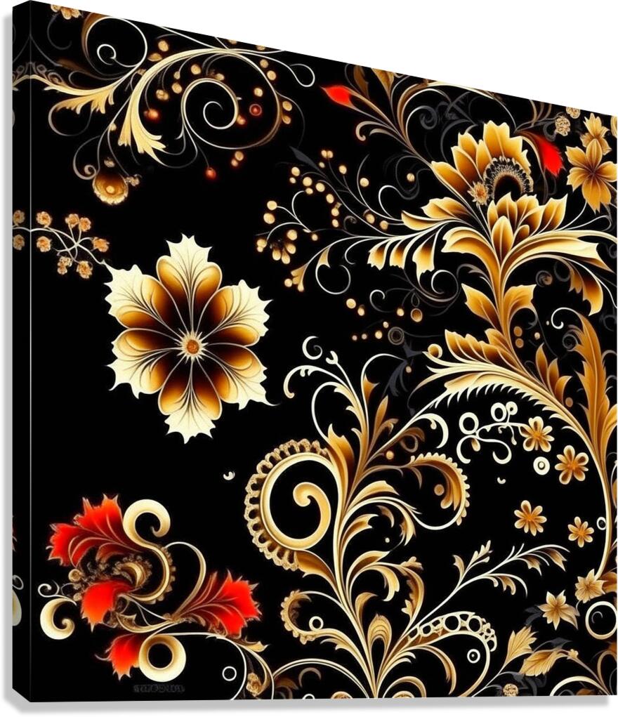   Floral pattern  Canvas Print