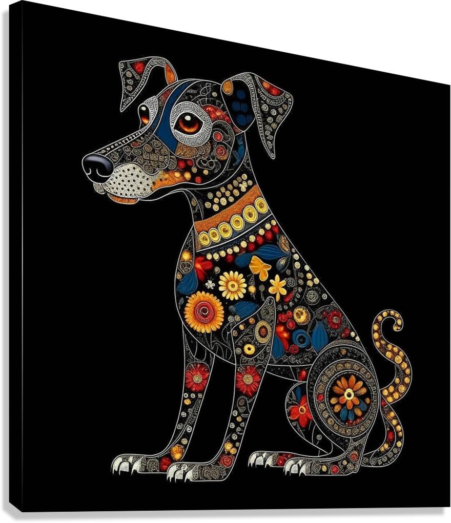  Exquisite dog Canvas Print