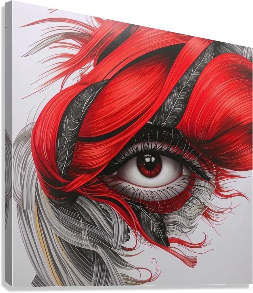  Keen eye Canvas Print