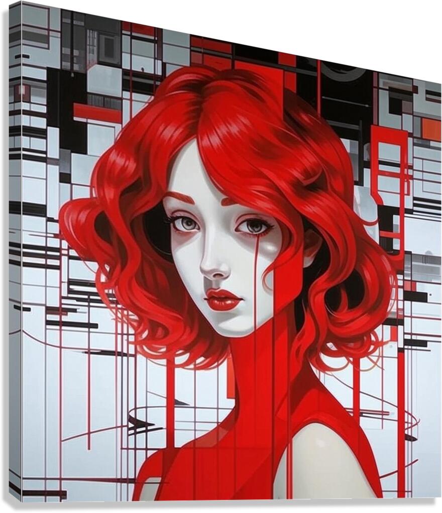   Scarlet view Canvas Print